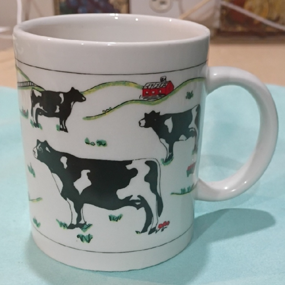 Farmhouse Cow Print Mug